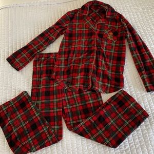 Ralph Lauren Red Plaid PJ Set Women’s XS